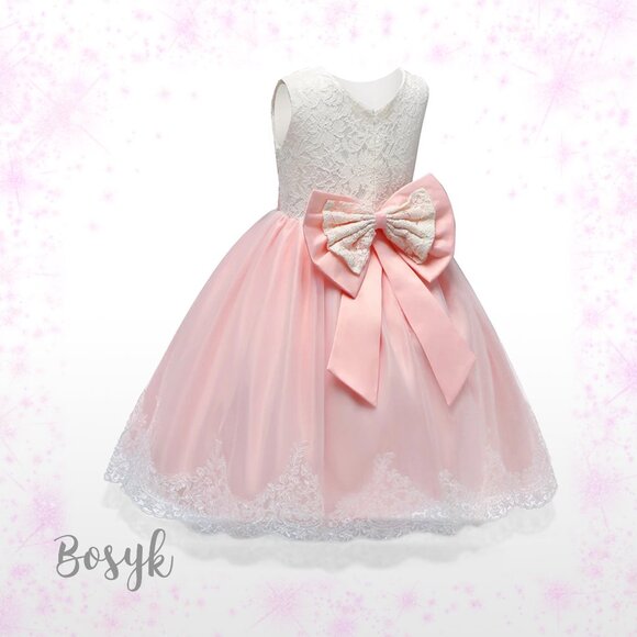 Charlotte Dress - Light Pink - Dress for Girls - Elegant Dress for Girls - Picture 2 of 4